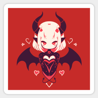 Kawaii Demon Girl Sticker